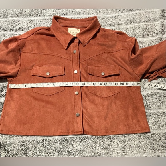 Altar’d State Orange Jacket Size L - Picture 8 of 11